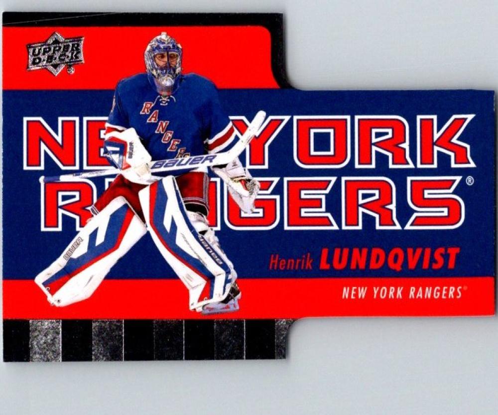 2015-16 Upper Deck Tim Hortons Die Cuts Henrik Lundqvist Hockey NHL 04330