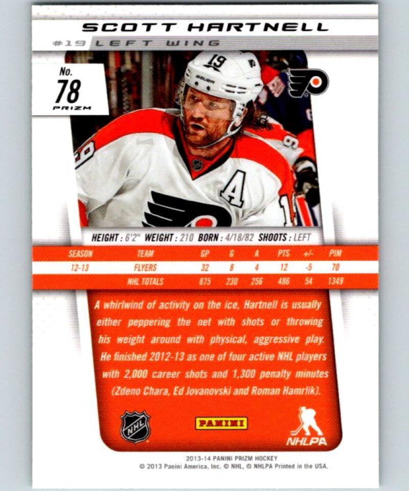 2013-14 Panini Prizm Green Prizm #78 Scott Hartnell NM-MT Hockey NHL 04351 Image 2