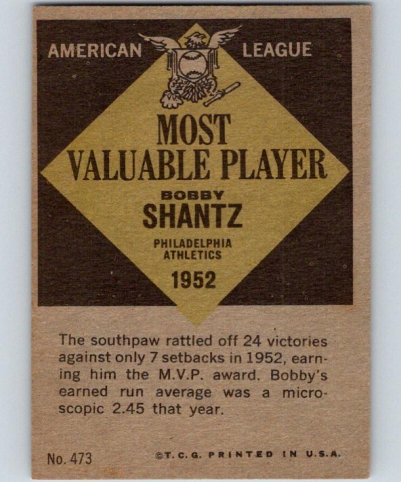 1961 Topps #473 Bobby Shantz MLB Baseball Vintage Pirates 04361