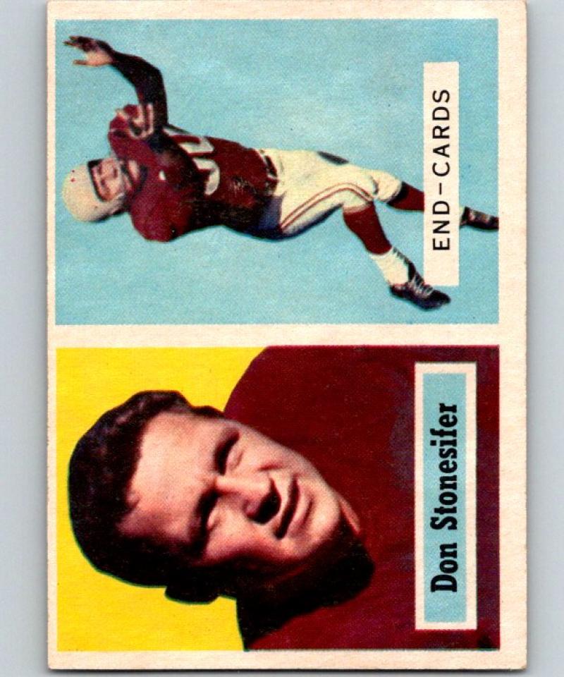 1957 Topps #38 Don Stonesifer Football NFL Vintage 04393 Image 1