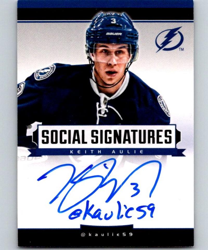 (HCW) 2013-14 Panini Social Signatures #SSKA Keith Aulie Autograph 04410 Image 1