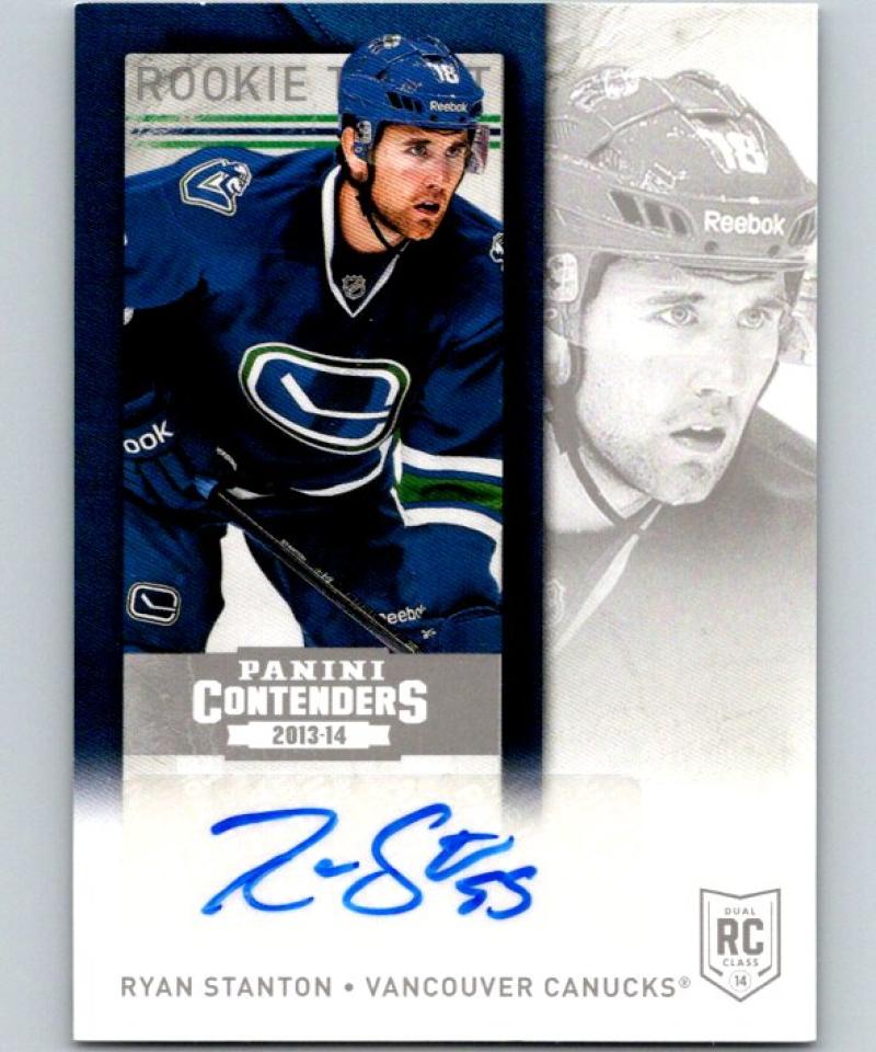 2013-14 Playoff Contenders Rookie Ticket Signatures #117 Ryan Stanton 04413