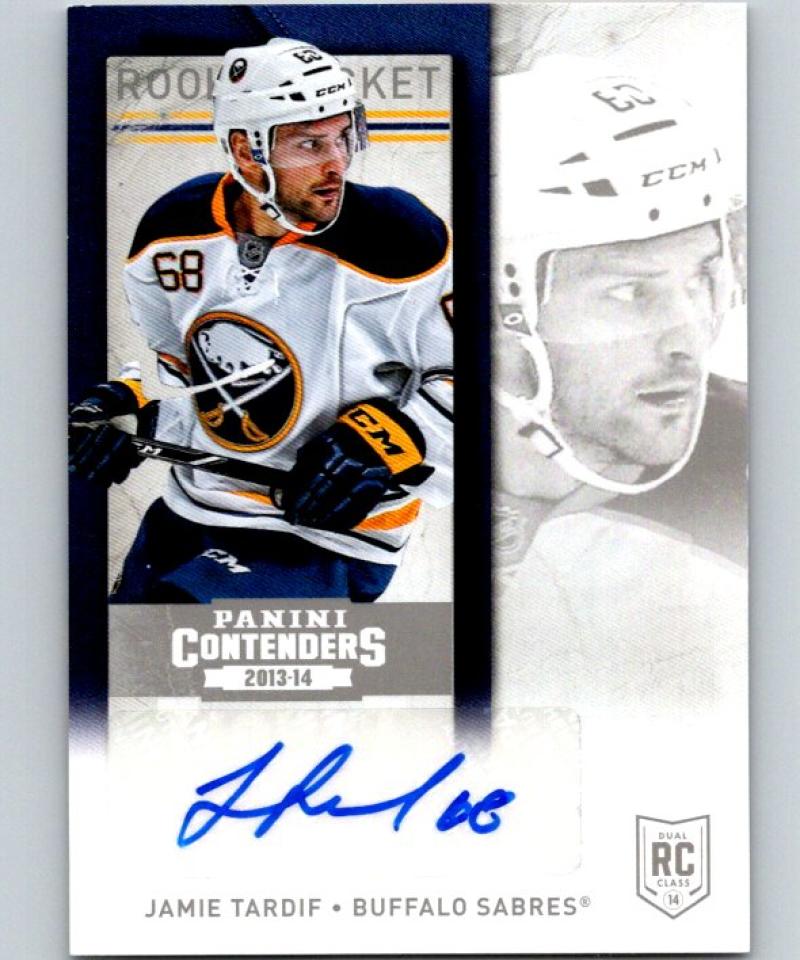 2013-14 Playoff Contenders Rookie Ticket Signatures #282 Jamie Tardif 04423