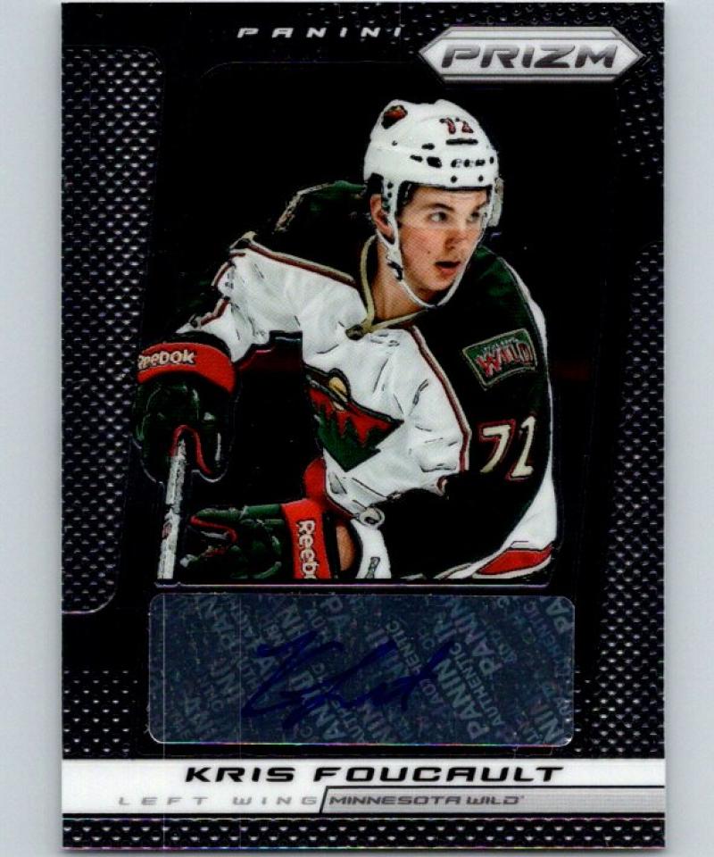 2013-14 Panini Prizm Autographs Kris Foucault Hockey NHL Auto 04459