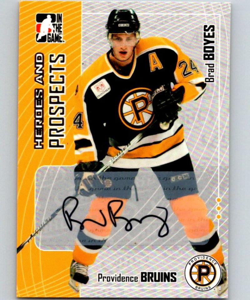2005-06 Heroes and Prospects Autographs Brad Boyes NHL Auto 04467 Image 1