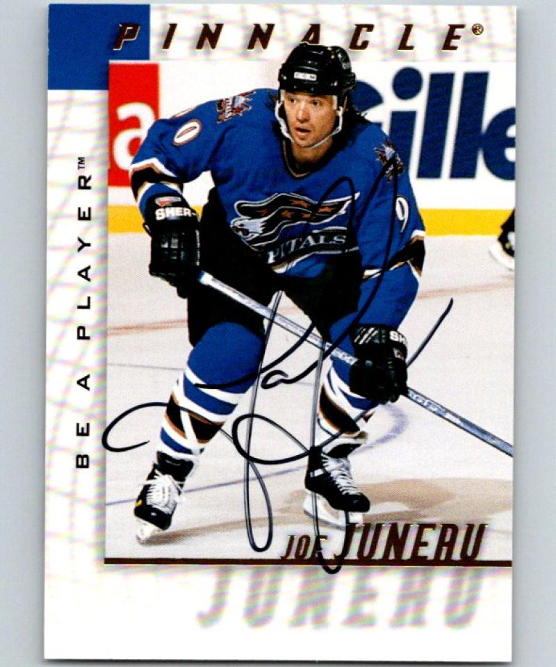 1997-98 Be A Player Autographs Joe Juneau Hockey NHL Auto 04474
