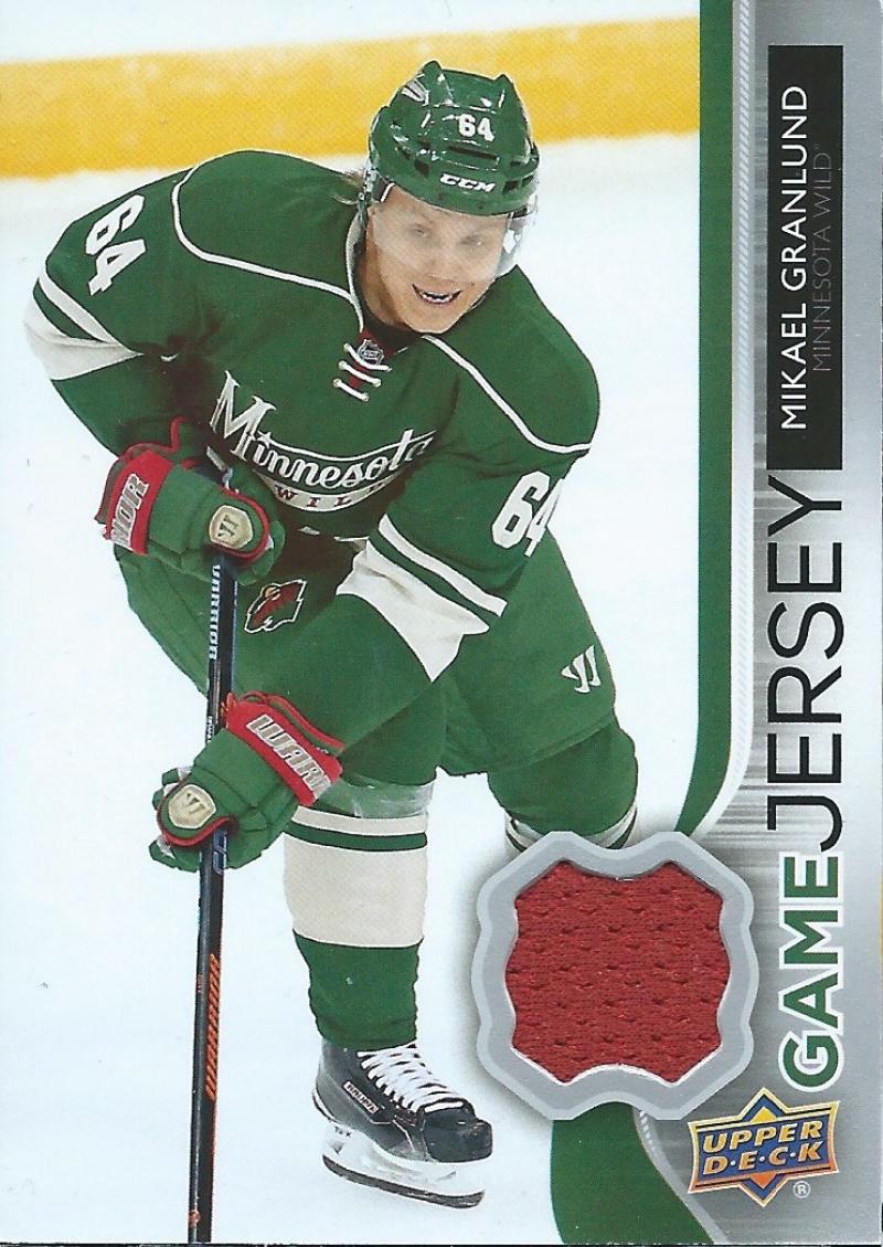 2014-15 Upper Deck Game Jerseys #GJ-GR Mikael Granlund NHL Hockey 04481