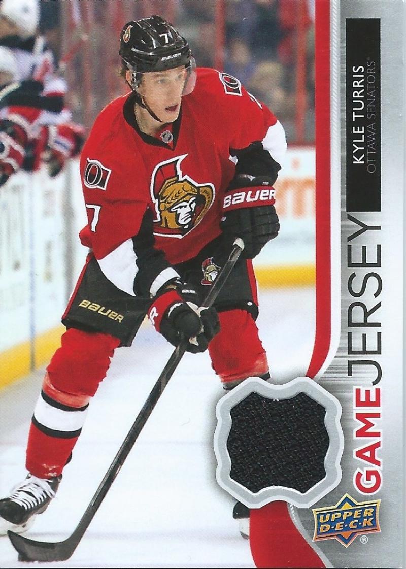 2014-15 Upper Deck Game Jerseys #GJ-KT Kyle Turris NHL Hockey 04482 Image 1