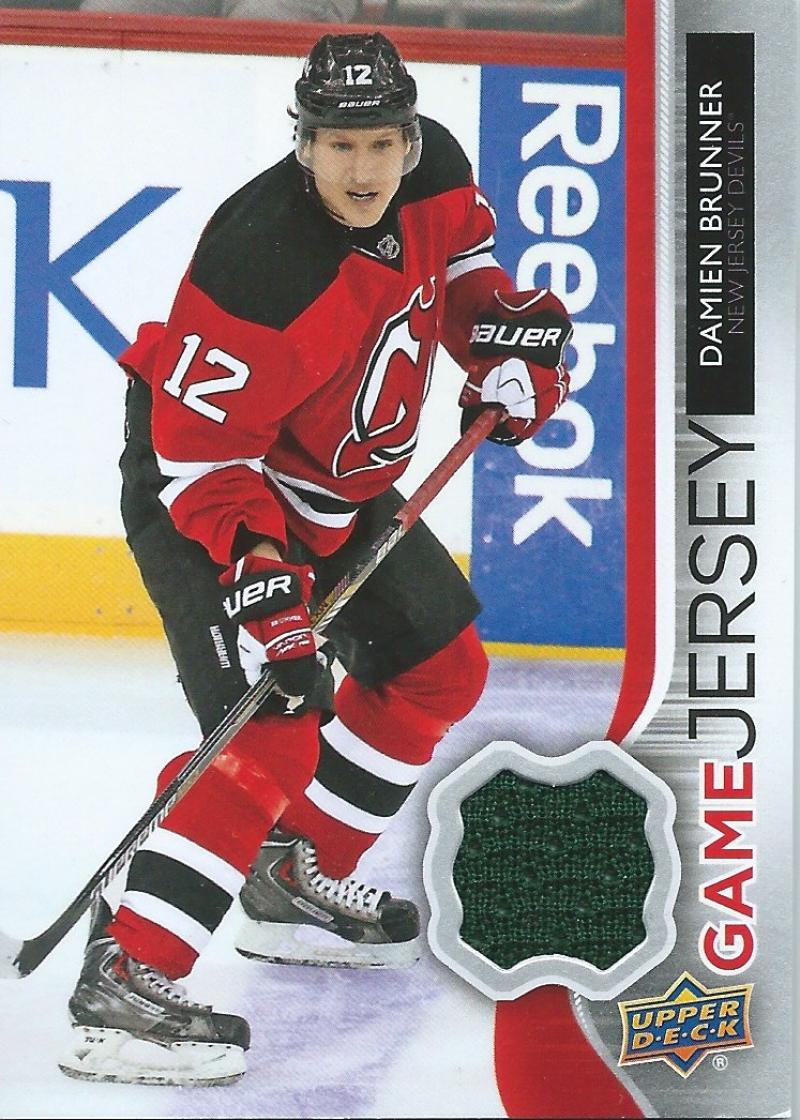 2014-15 Upper Deck Game Jerseys #GJ-DA Damien Brunner NHL Hockey 04494 Image 1