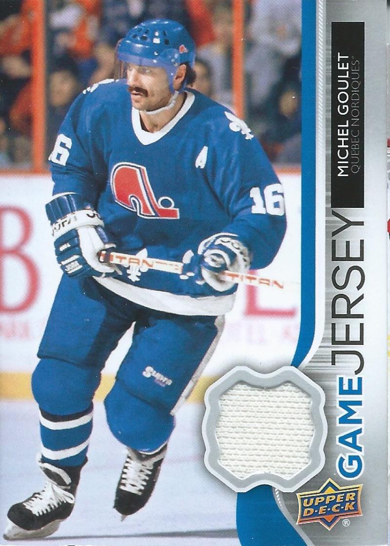2014-15 Upper Deck Game Jerseys #GJ-GO Michel Goulet NHL Hockey 04497