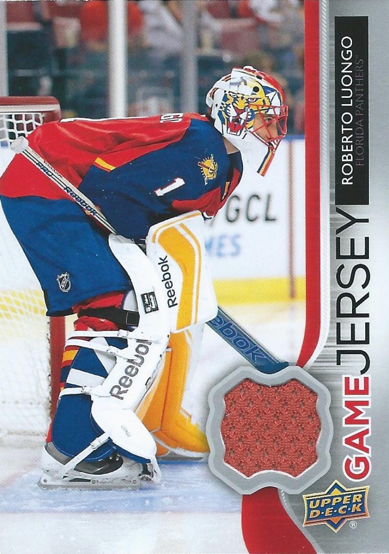 2014-15 Upper Deck Game Jerseys #GJ-RL Roberto Luongo NHL Hockey 04498