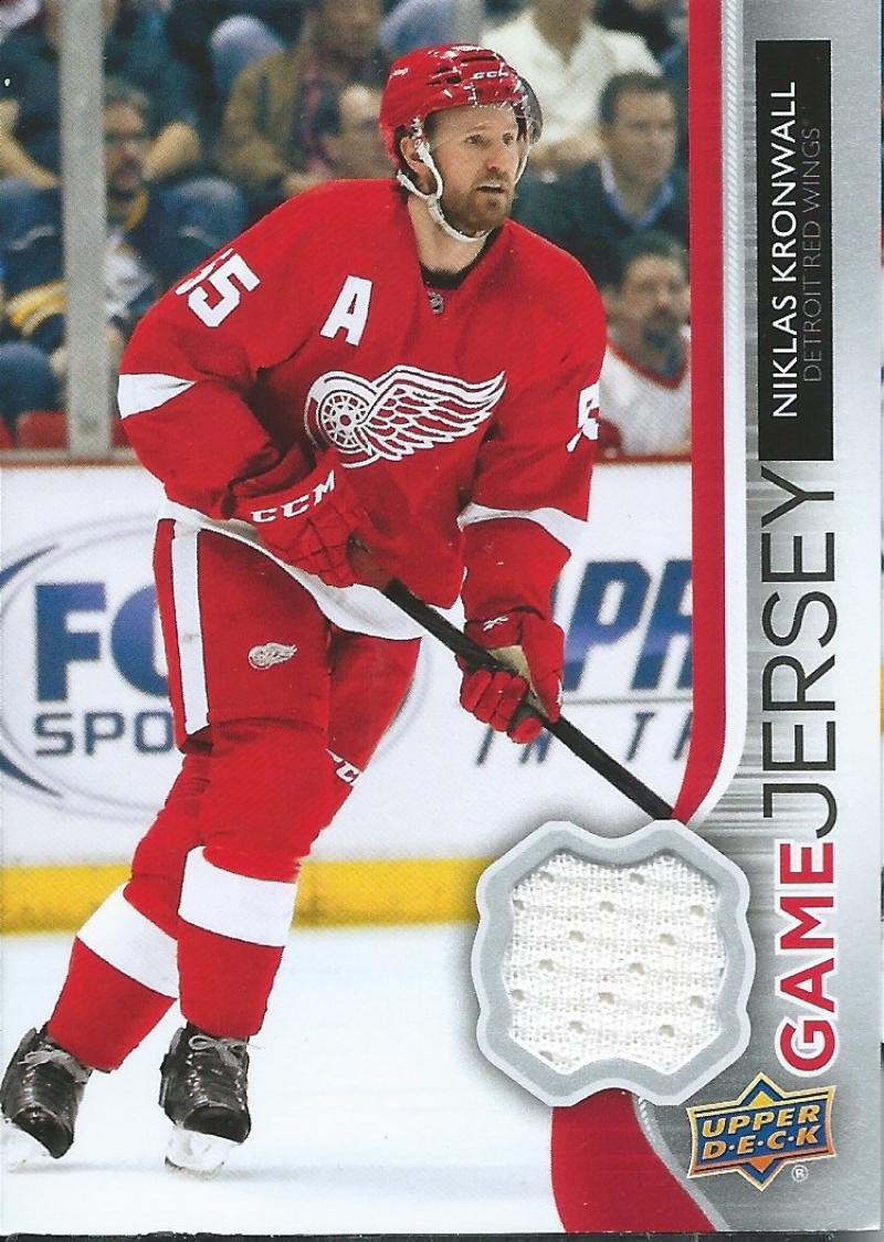 2014-15 Upper Deck Game Jerseys #GJ-NK Niklas Kronwall NHL Hockey 04506