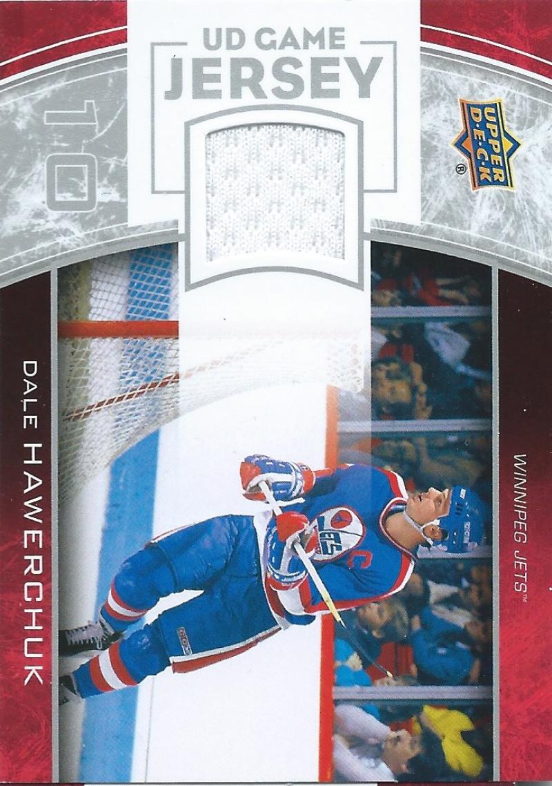2013-14 Upper Deck UD Game Jersey #GJ-DH Dale Hawerchuk NHL Hockey 04511
