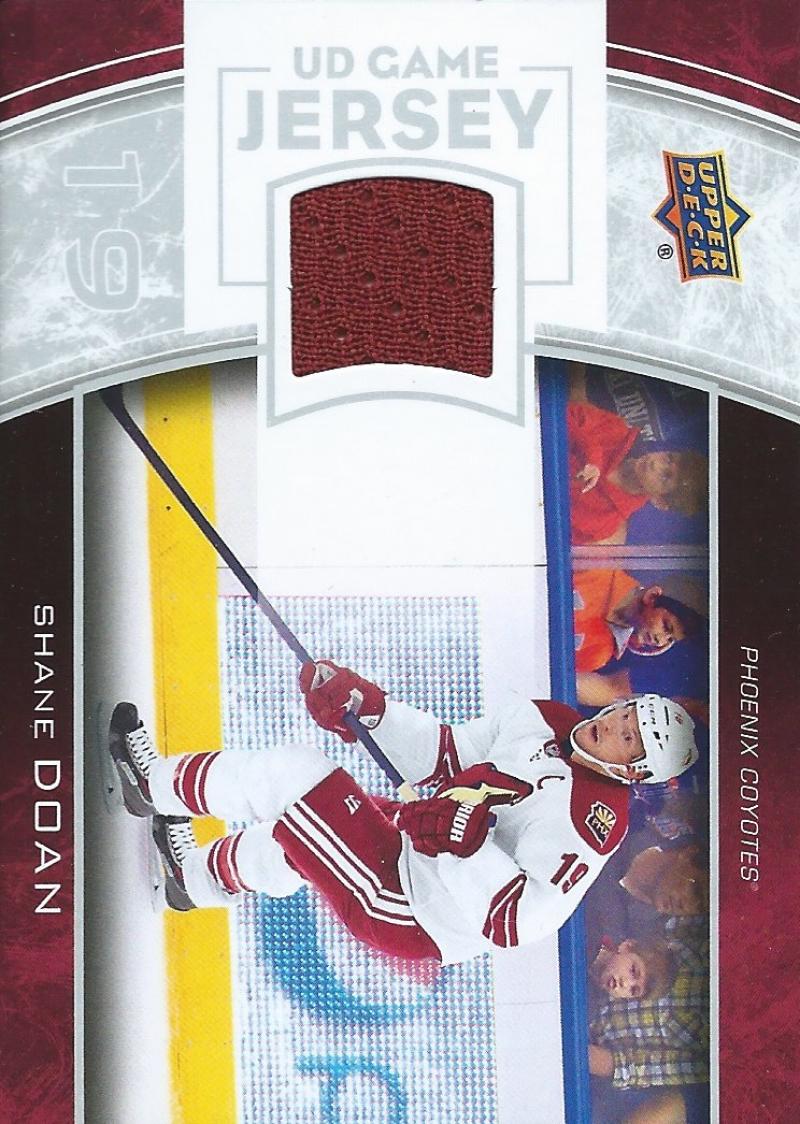 2013-14 Upper Deck UD Game Jersey #GJ-SD Shane Doan NHL Hockey 04528