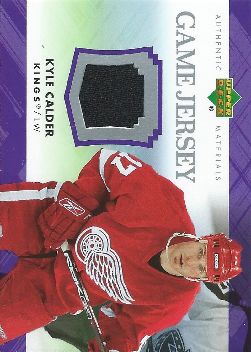 2007-08 Upper Deck Game Jerseys #JKC Kyle Calder NHL Hockey 04544 Image 1