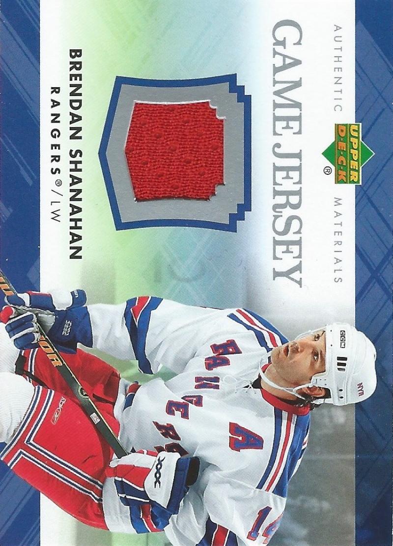 2007-08 Upper Deck Game Jerseys #JSH Brendan Shanahan NHL Hockey 04556 Image 1
