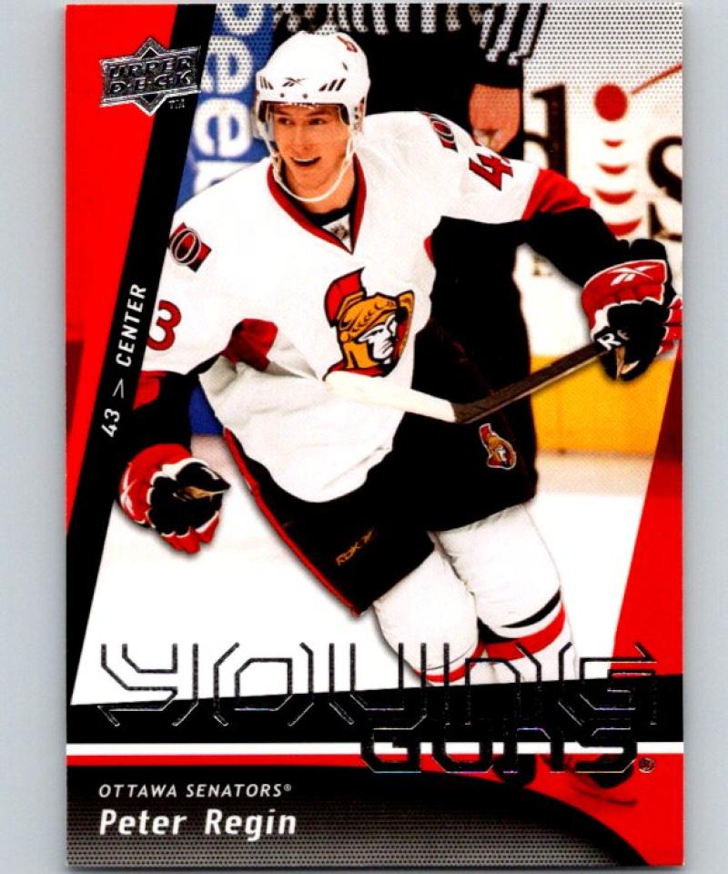 2009-10 Upper Deck #224 Peter Regin NHL RC Rookie Young Guns YG 04597 Image 1