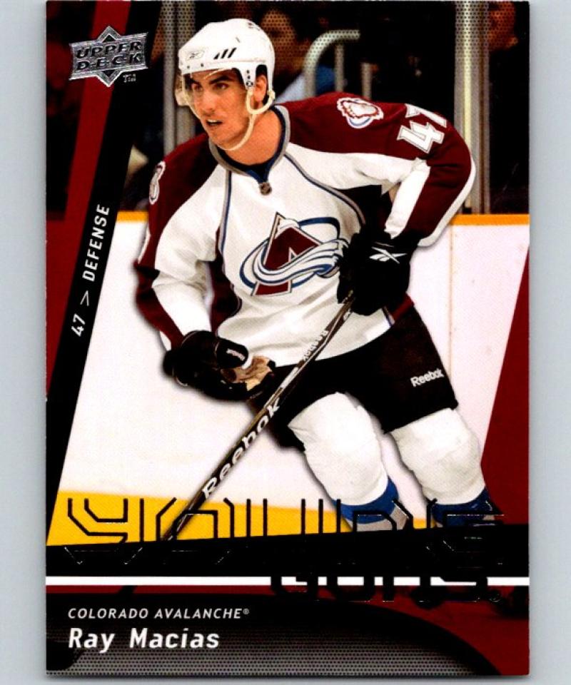 2009-10 Upper Deck #228 Ray Macias NHL RC Rookie Young Guns YG 04599 Image 1