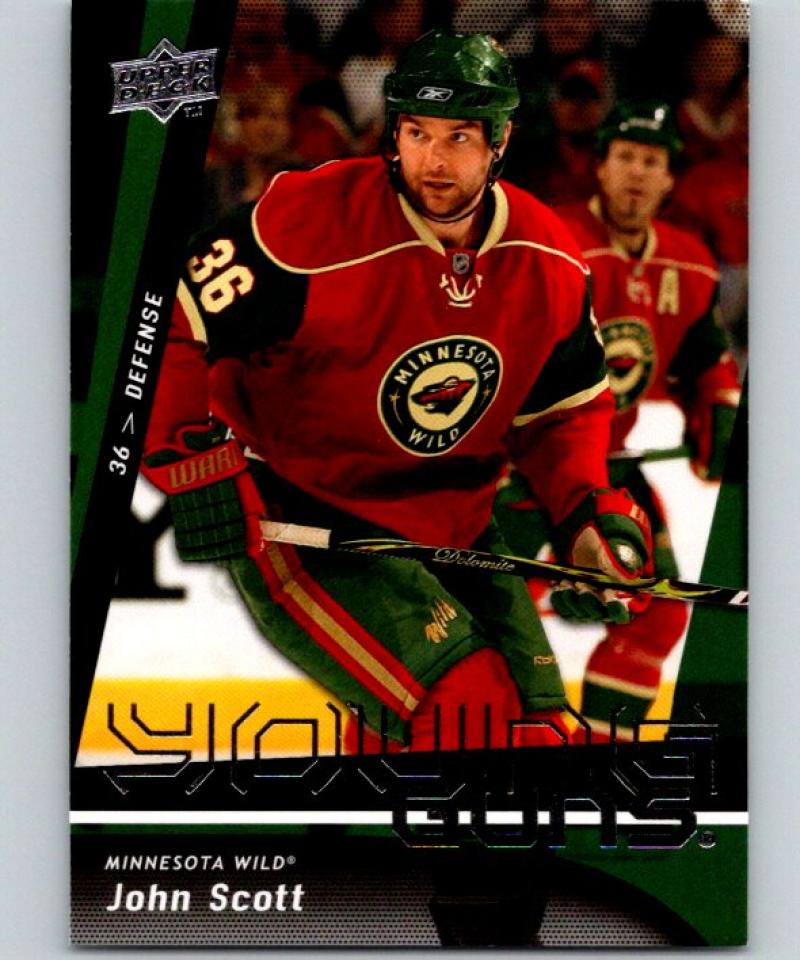 2009-10 Upper Deck #236 John Scott NHL RC Rookie Young Guns YG 04602