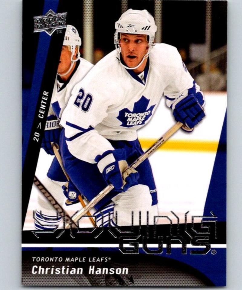 2009-10 Upper Deck #246 Christian Hanson NHL RC Rookie Young Guns YG 04606 Image 1