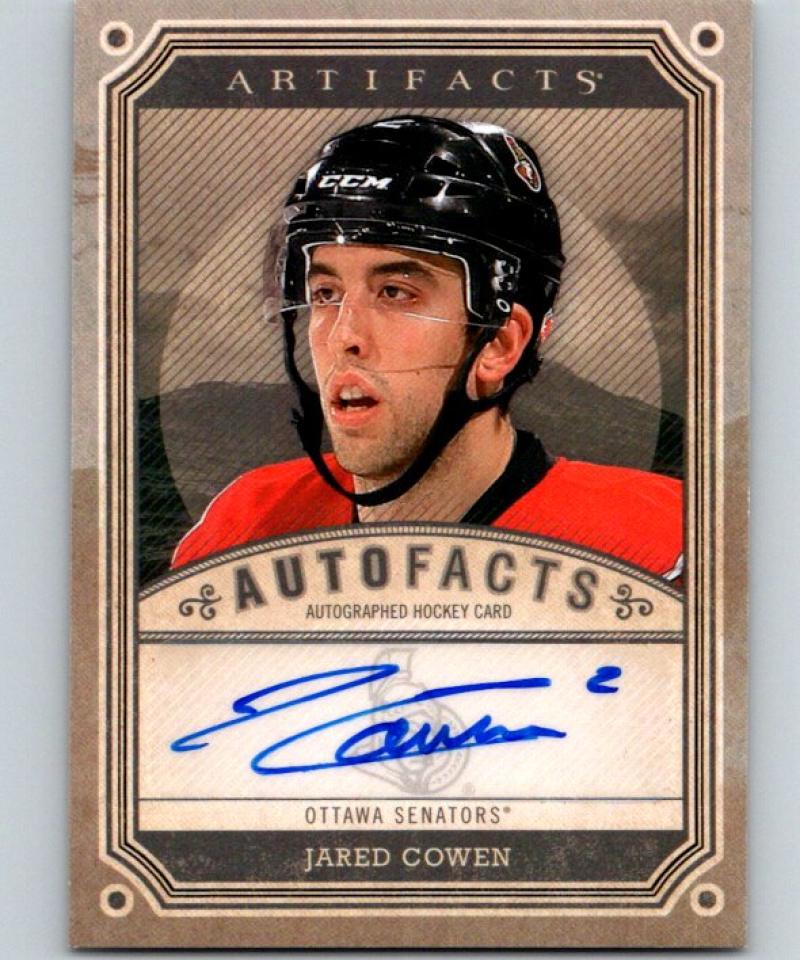 2013-14 Upper Deck Artifacts Autofacts #A-JC Jared Cowen NHL Auto 04644 Image 1
