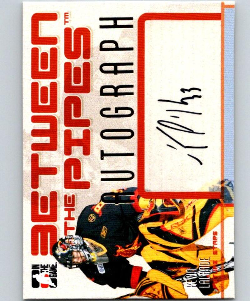 2006-07 Between The Pipes Autographs #AKLA Kevin Lalande Auto 04661