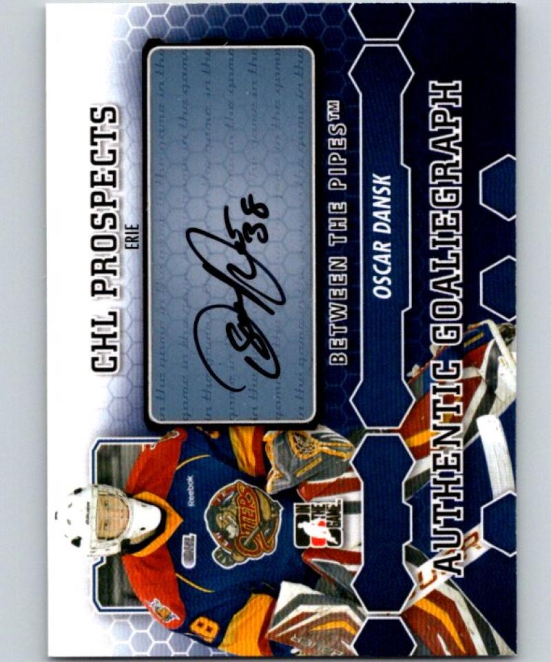 2012-13 Between The Pipes Autographs #AOD Oscar Dansk Auto 04664