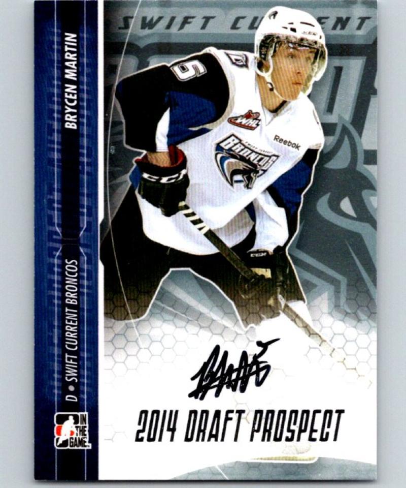 2014-15 ITG Draft Prospects Autographs #ABMA1 Brycen Martin Auto 04667 Image 1