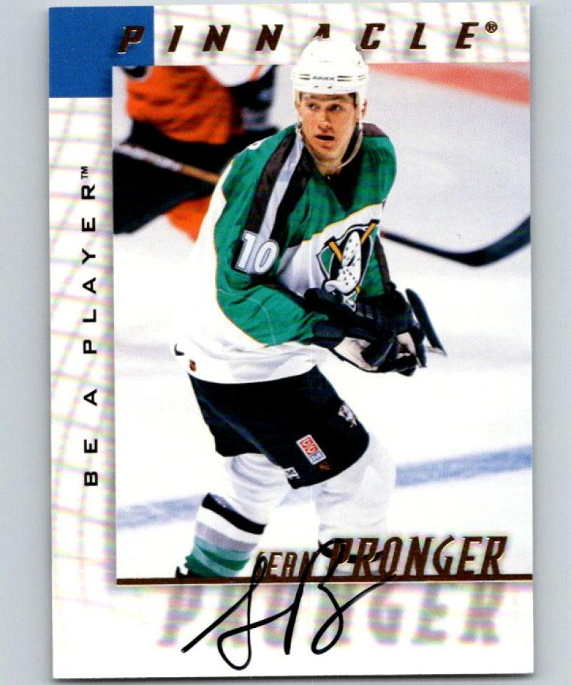 1997-98 Be A Player Autographs #132 Sean Pronger NHL Auto 04703