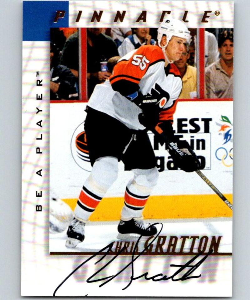 1997-98 Be A Player Autographs #137 Chris Gratton NHL Auto Flyers 04705