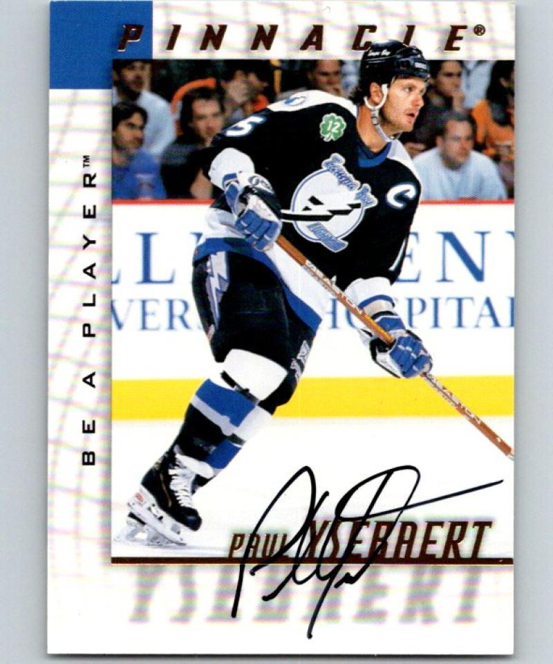 1997-98 Be A Player Autographs #163 Paul Ysebaert NHL Auto Lightning 04709