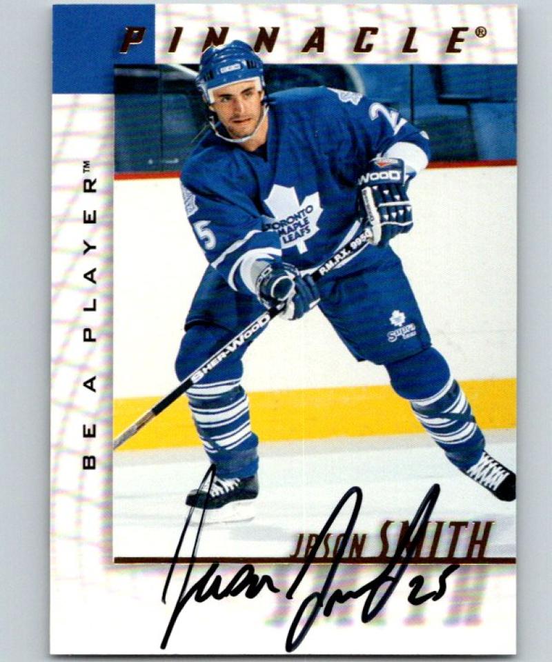 1997-98 Be A Player Autographs #191 Jason Smith NHL Auto Maple Leafs 04711