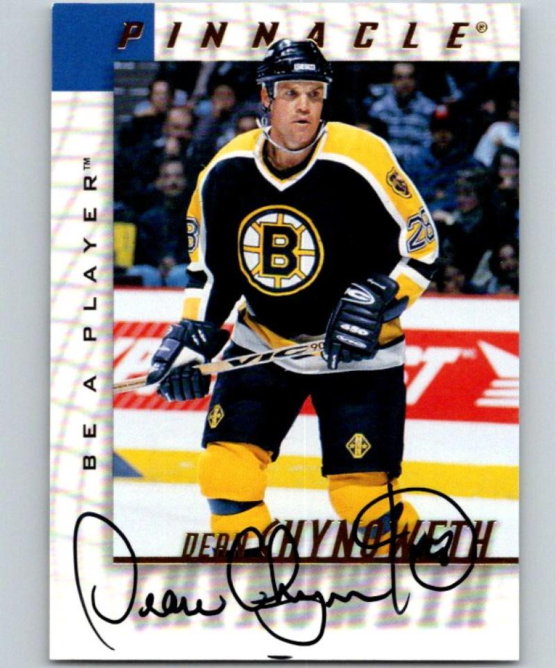 1997-98 Be A Player Autographs #246 Dean Chynoweth NHL Auto Bruins 04716