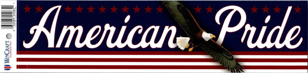 United States USA Bumper Strip 3"x12" American Pride Image 1