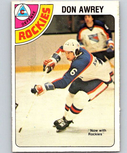 1978-79 O-Pee-Chee #383 Don Awrey Rockies NHL 05883 Image 1