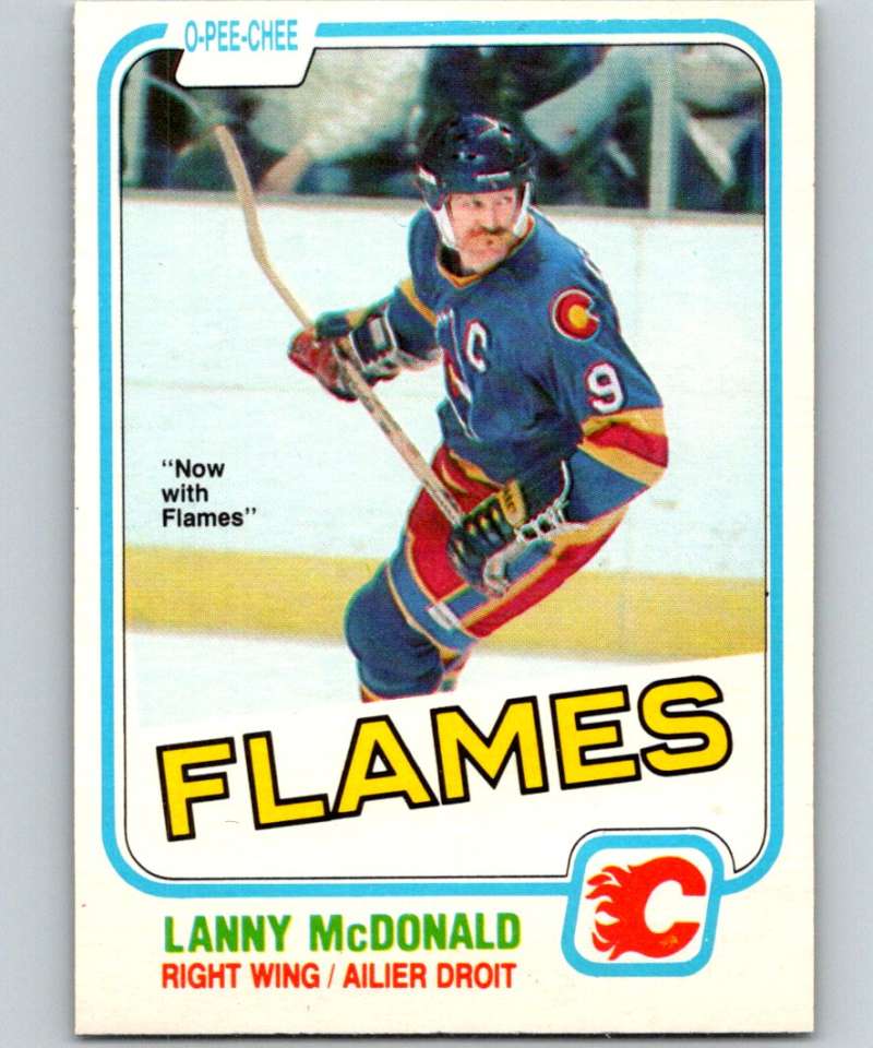 1981-82 O-Pee-Chee #77 Lanny McDonald Flames 6370