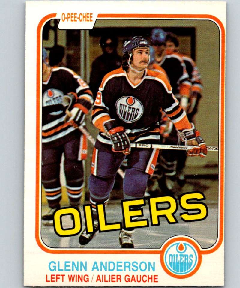 1981-82 O-Pee-Chee #108 Glenn Anderson RC Rookie Oilers 6401