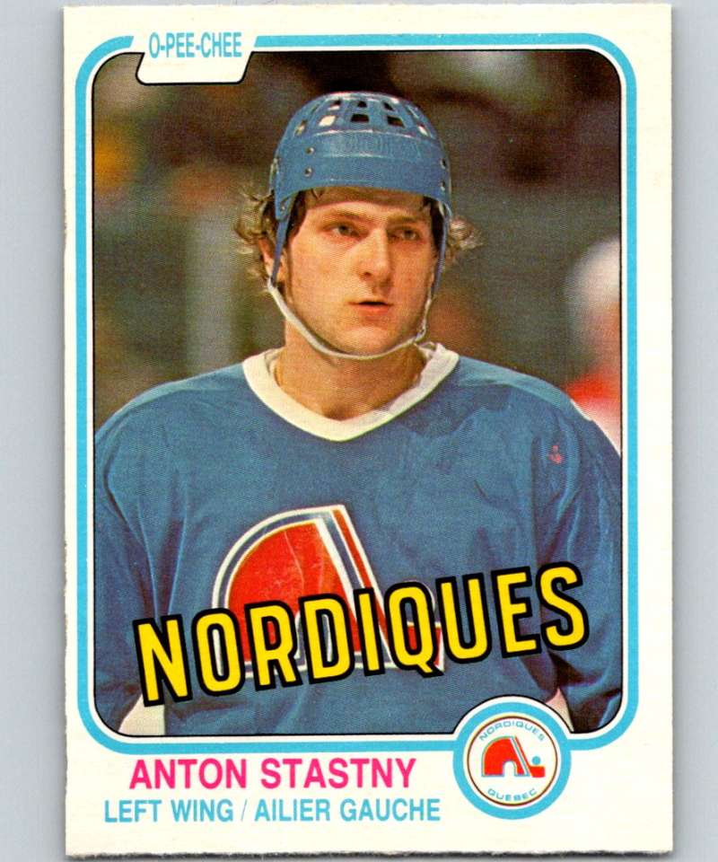 1981-82 O-Pee-Chee #282 Anton Stastny RC Rookie Nordiques 6575