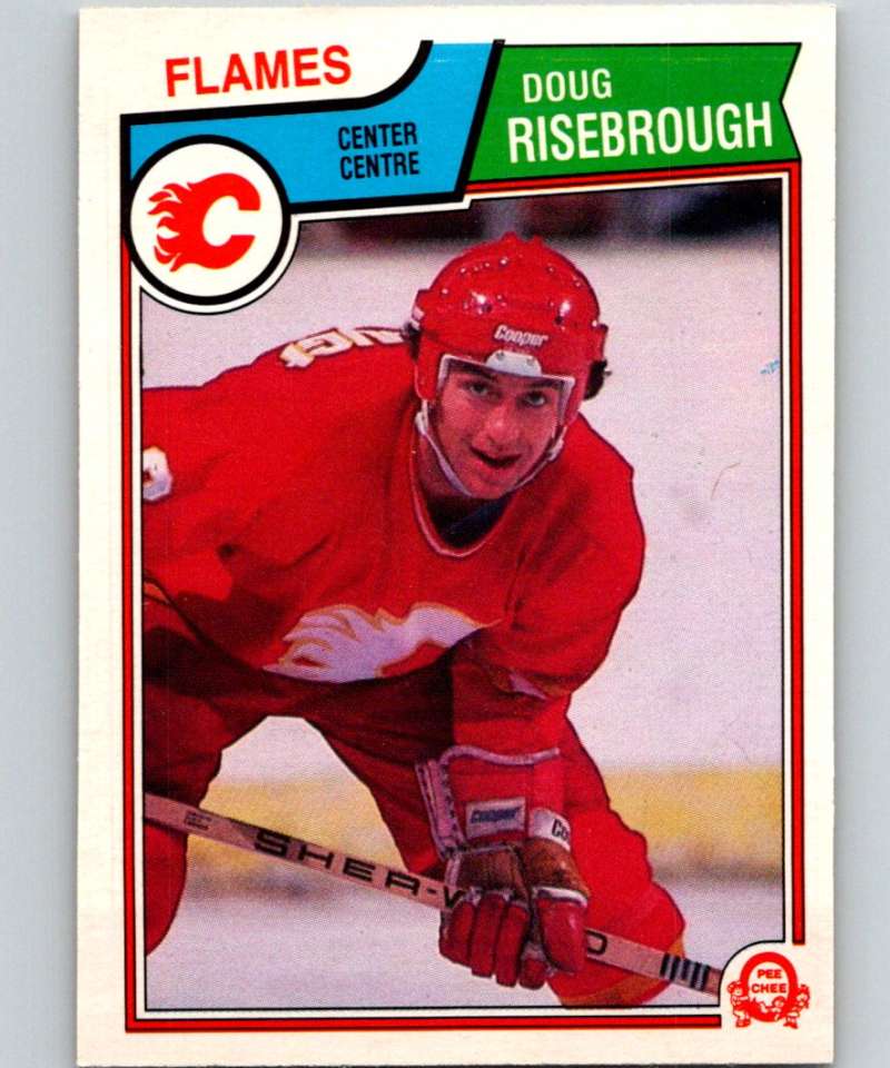 1983-84 O-Pee-Chee #92 Doug Risebrough Flames NHL Hockey