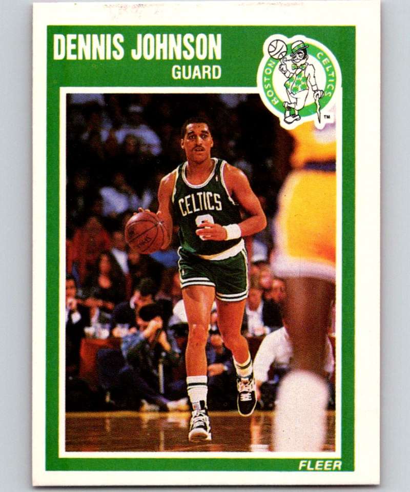1989-90 Fleer #9 Dennis Johnson Celtics NBA Baseketball
