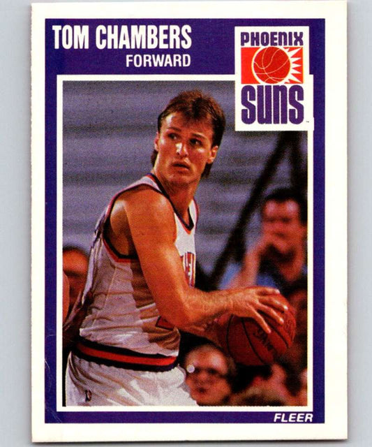 1989-90 Fleer #119 Tom Chambers Suns NBA Baseketball Image 1