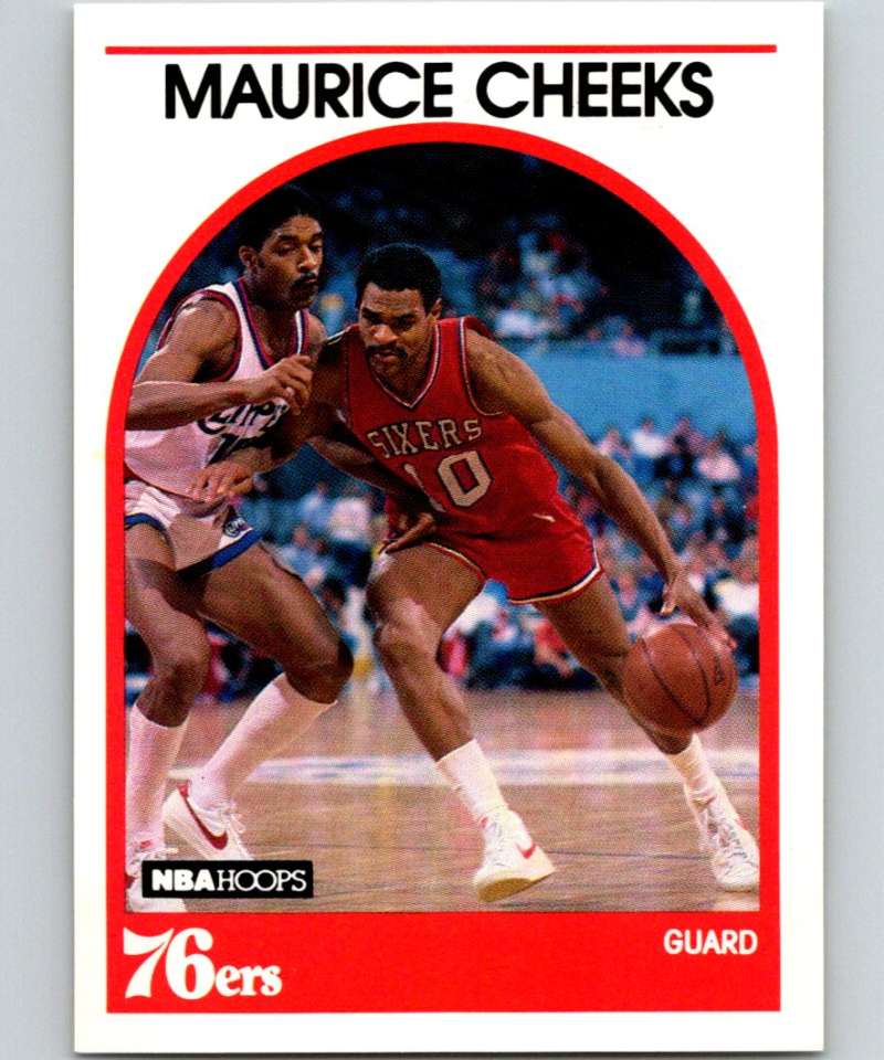 1989-90 Hoops #65 Maurice Cheeks SP 76ers NBA Basketball