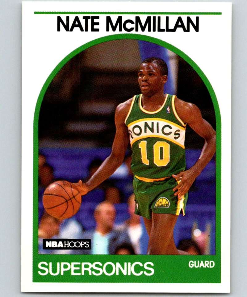 1989-90 Hoops #192 Nate McMillan NBA Basketball Image 1