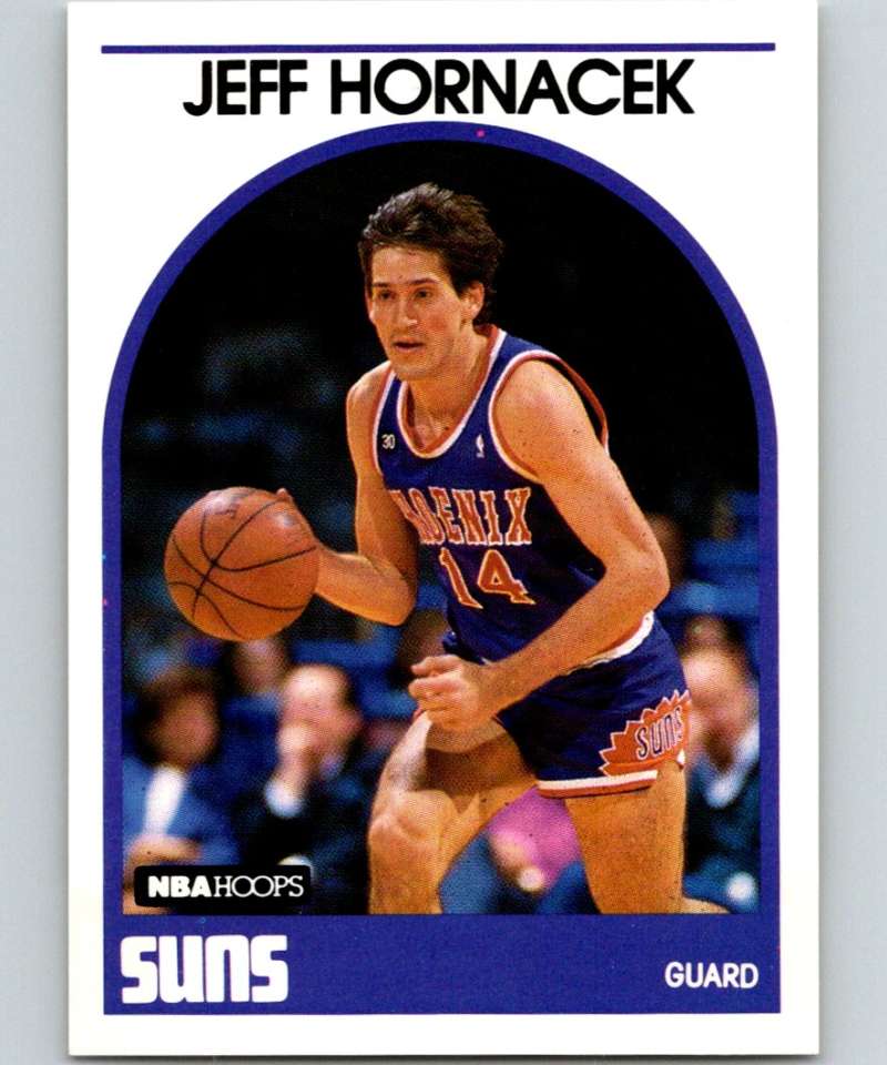 1989-90 Hoops #229 Jeff Hornacek RC Rookie Suns NBA Basketball Image 1