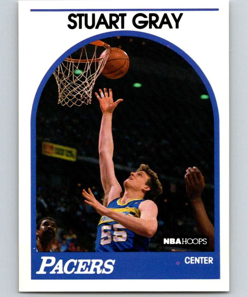 1989-90 Hoops #253 Stuart Gray SP Pacers NBA Basketball