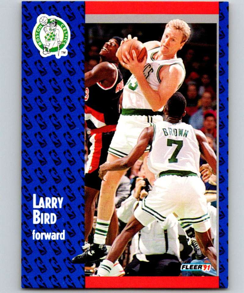 1991-92 Fleer #8 Larry Bird Celtics NBA Basketball