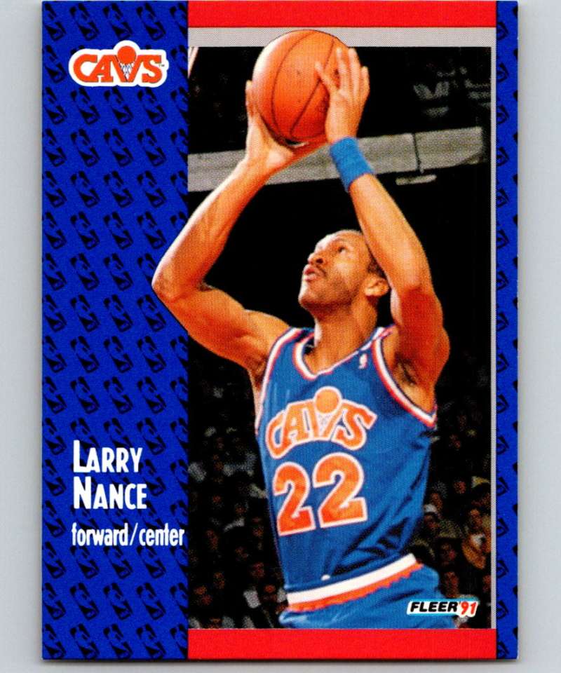 1991-92 Fleer #37 Larry Nance Cavaliers NBA Basketball