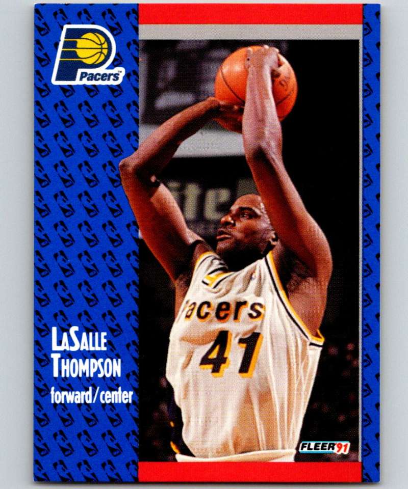 1991-92 Fleer #87 LaSalle Thompson Pacers NBA Basketball