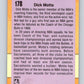 1991-92 Fleer #178 Dick Motta Sac Kings CO NBA Basketball Image 2