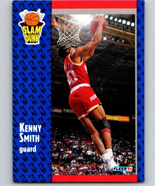 1991-92 Fleer #230 Kenny Smith Rockets SD NBA Basketball Image 1